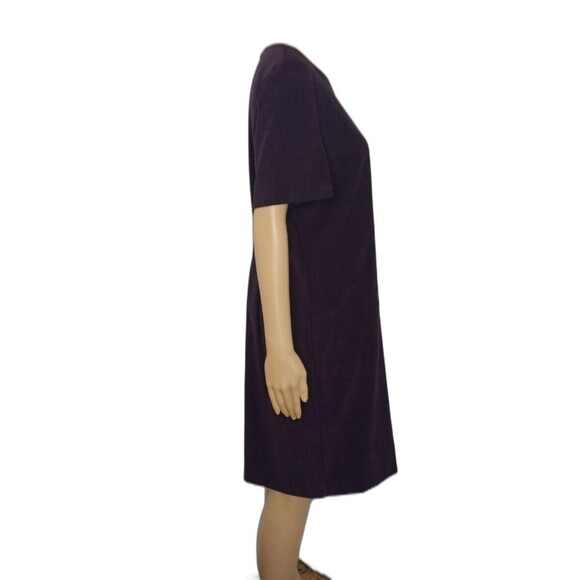 Sag Harbor Modest Casual Party Velvety Dress Sheath Classic Women's Size 12 - Picture 4 of 7